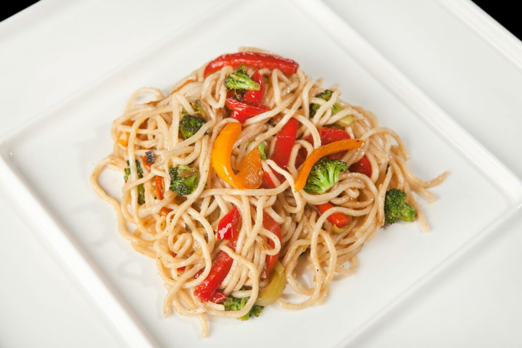 Approved but Surprising Healthy meal ideas for busy people 5 Healthy twist on pasta! Sweet potato noodles offer a delicious and nutritious alternative to traditional pasta, perfect for a light and flavorful meal.