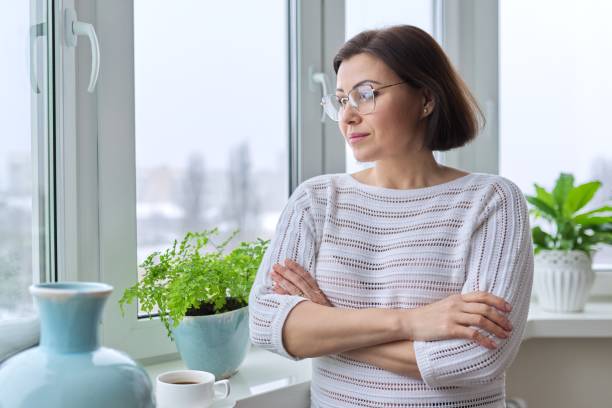 Taking a deep breath to stay calm when facing difficult people